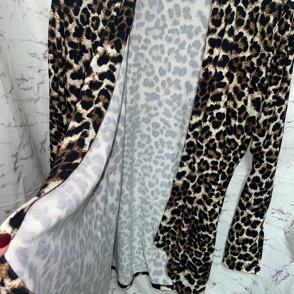 Leopard Print Cardigan